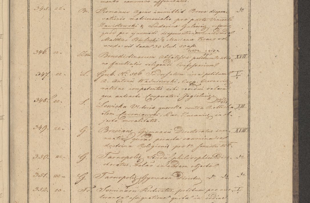 Zdjęcie nr 37 dla obiektu archiwalnego: Protocollon exhibitorum in Ecclesiasticis ex anno 1836