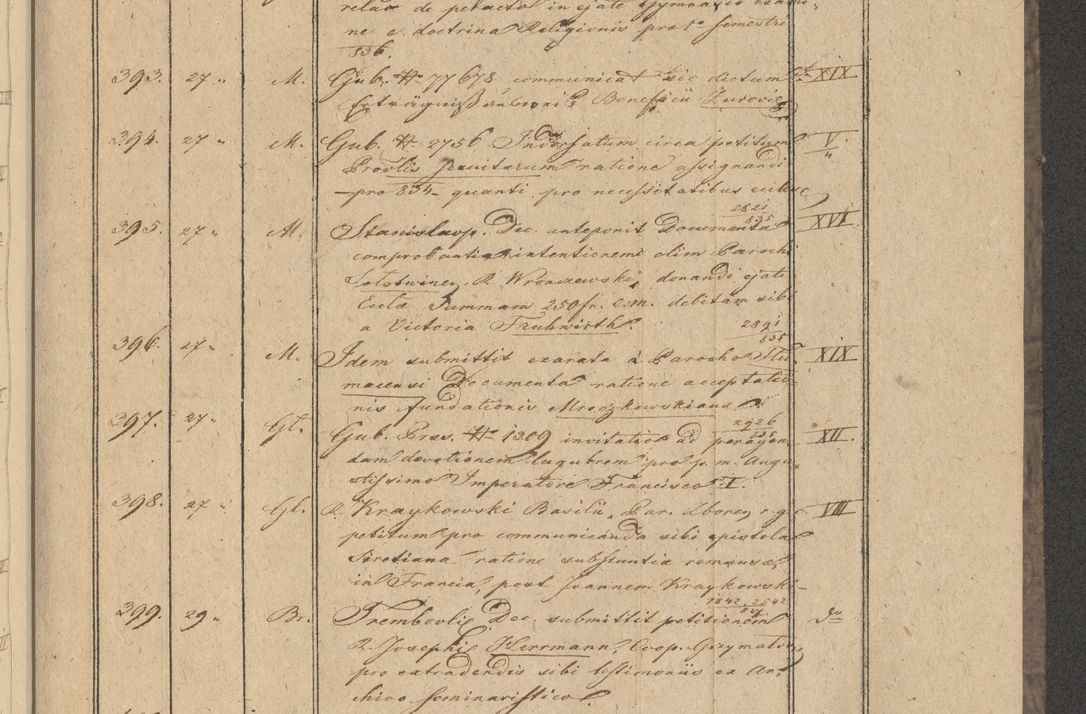 Zdjęcie nr 41 dla obiektu archiwalnego: Protocollon exhibitorum in Ecclesiasticis ex anno 1836