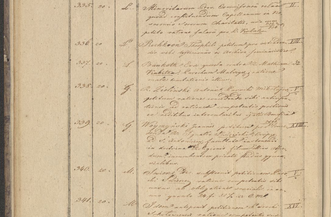 Zdjęcie nr 36 dla obiektu archiwalnego: Protocollon exhibitorum in Ecclesiasticis ex anno 1836