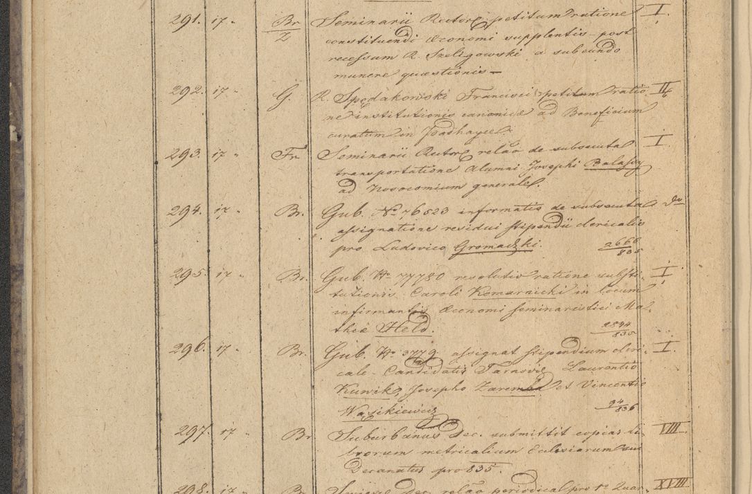 Zdjęcie nr 32 dla obiektu archiwalnego: Protocollon exhibitorum in Ecclesiasticis ex anno 1836