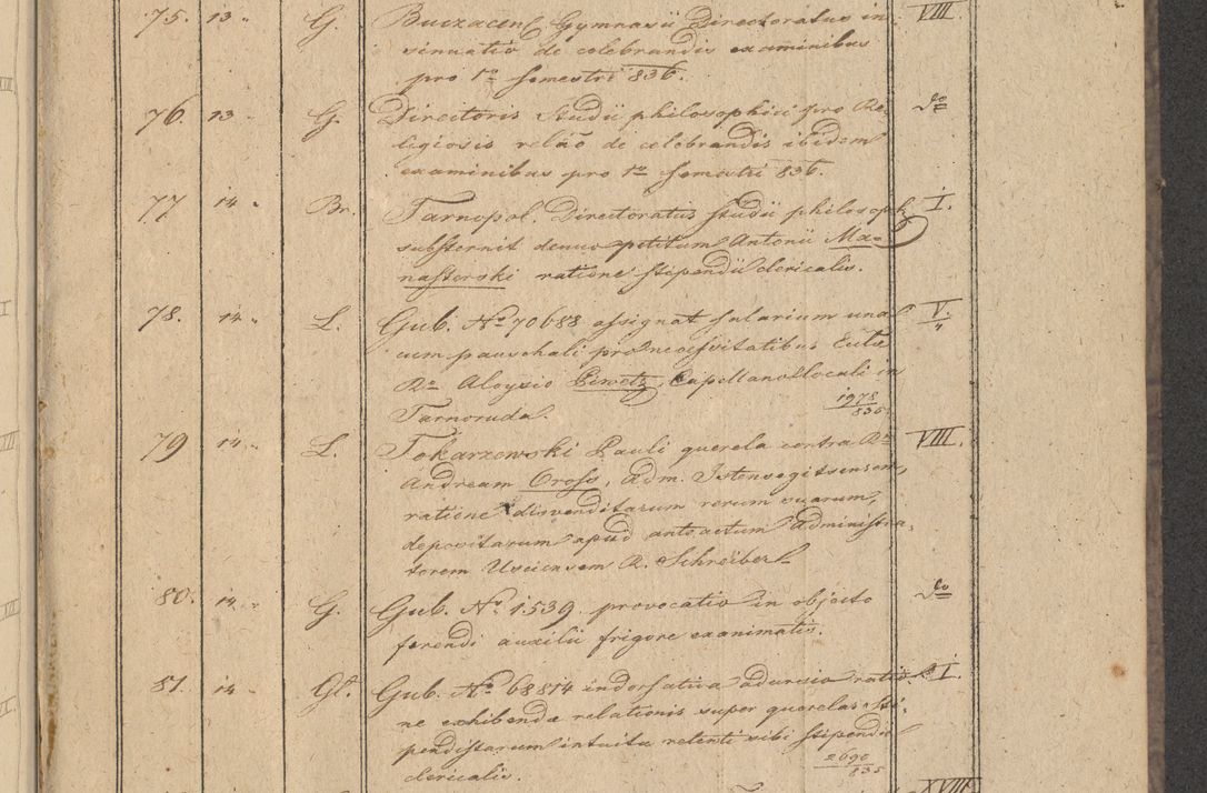 Zdjęcie nr 13 dla obiektu archiwalnego: Protocollon exhibitorum in Ecclesiasticis ex anno 1836