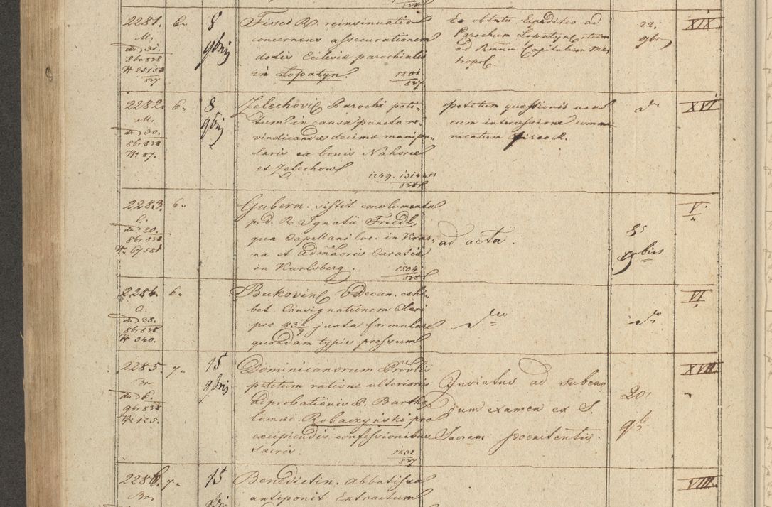 Zdjęcie nr 272 dla obiektu archiwalnego: Protocollon exhibitorum in Ecclesiasticis ex anno 1838