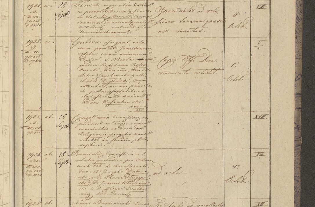 Zdjęcie nr 231 dla obiektu archiwalnego: Protocollon exhibitorum in Ecclesiasticis ex anno 1838