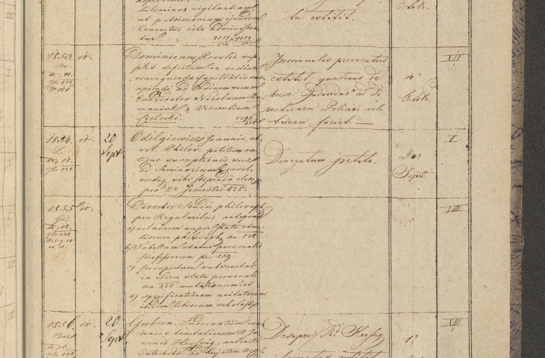 Zdjęcie nr 223 dla obiektu archiwalnego: Protocollon exhibitorum in Ecclesiasticis ex anno 1838