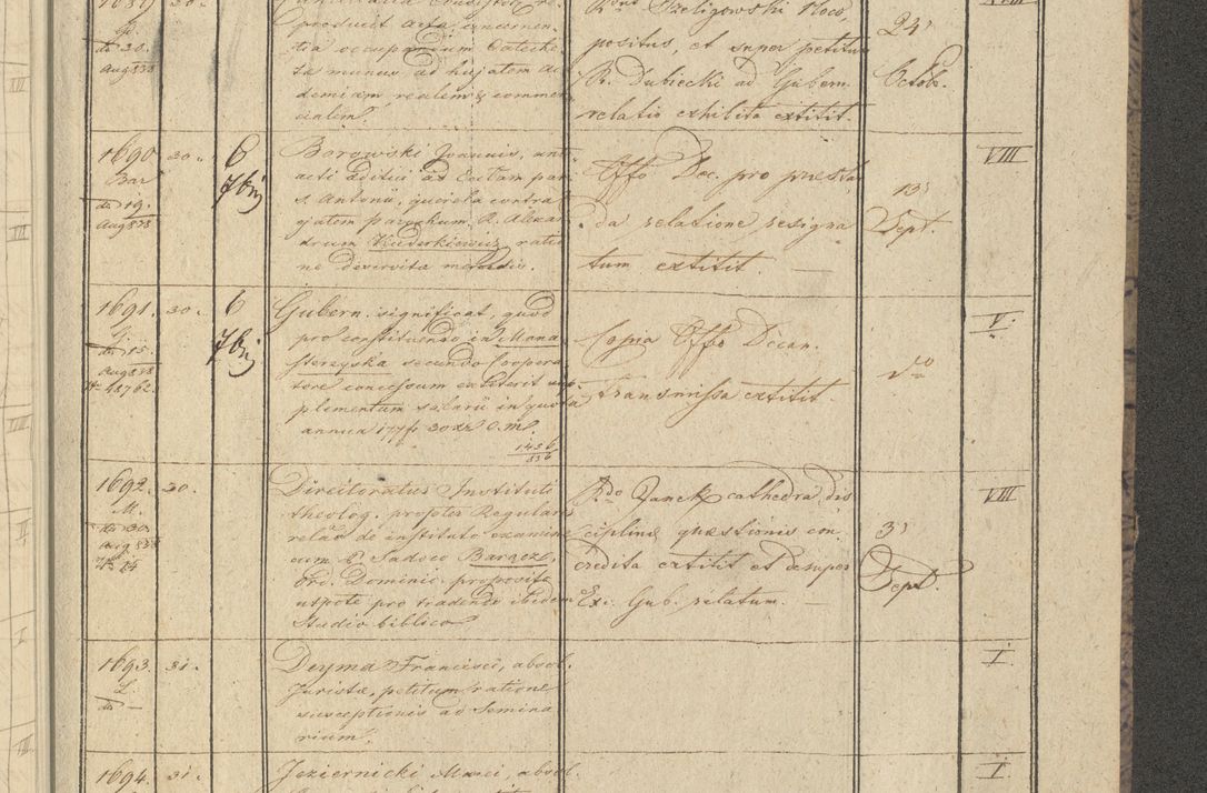 Zdjęcie nr 205 dla obiektu archiwalnego: Protocollon exhibitorum in Ecclesiasticis ex anno 1838