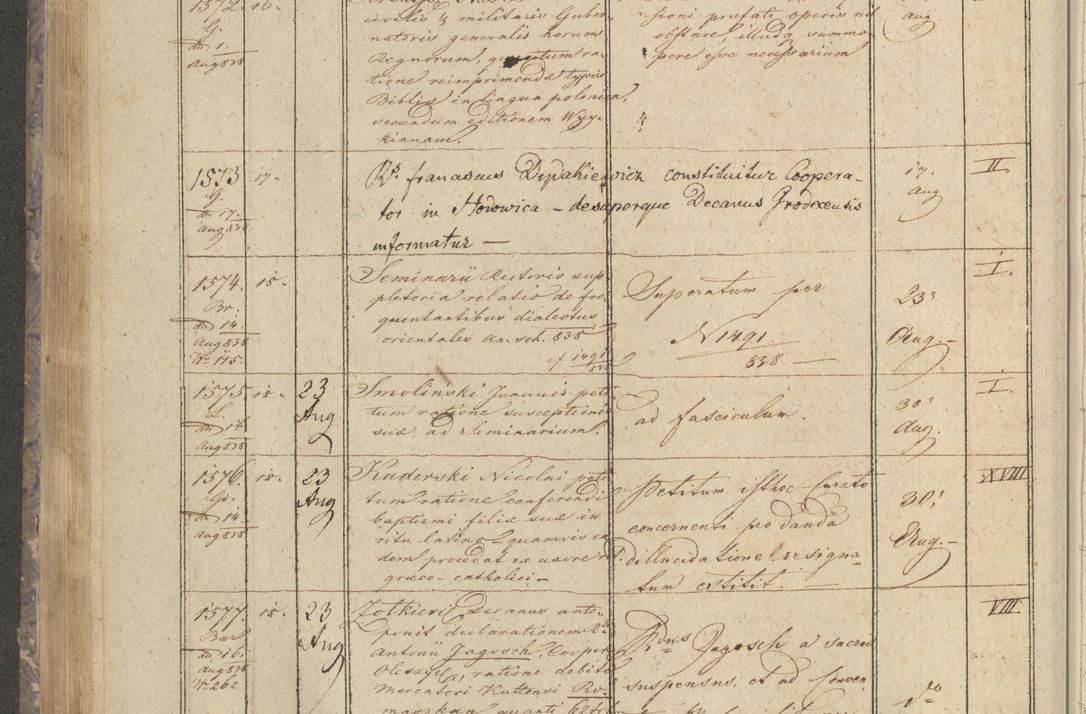 Zdjęcie nr 192 dla obiektu archiwalnego: Protocollon exhibitorum in Ecclesiasticis ex anno 1838