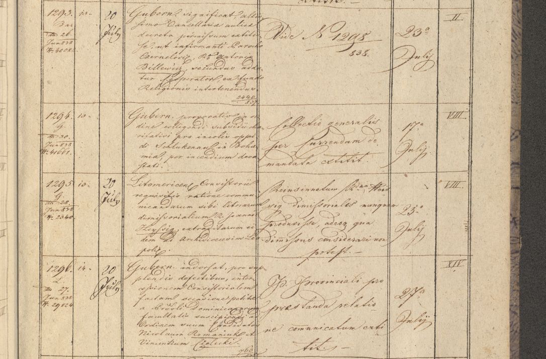 Zdjęcie nr 159 dla obiektu archiwalnego: Protocollon exhibitorum in Ecclesiasticis ex anno 1838