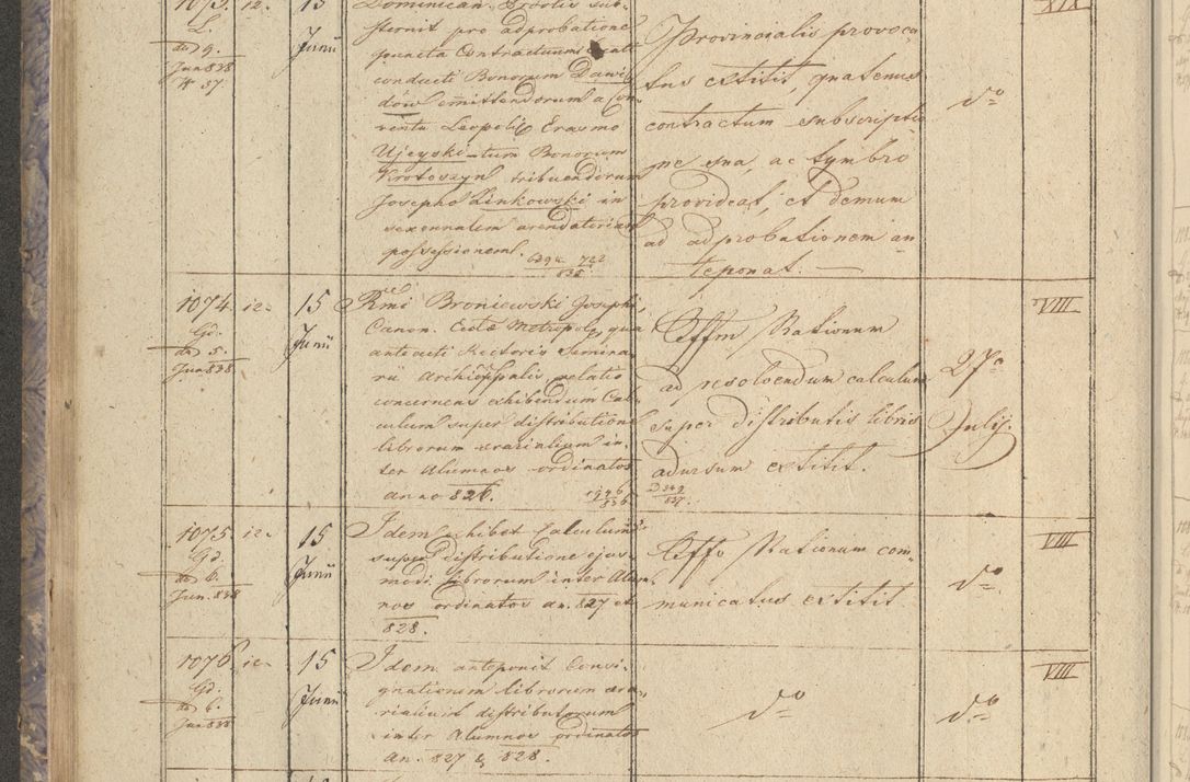 Zdjęcie nr 134 dla obiektu archiwalnego: Protocollon exhibitorum in Ecclesiasticis ex anno 1838