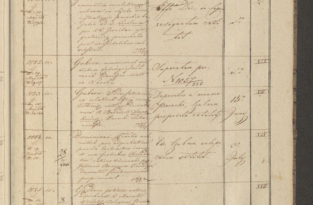 Zdjęcie nr 135 dla obiektu archiwalnego: Protocollon exhibitorum in Ecclesiasticis ex anno 1838