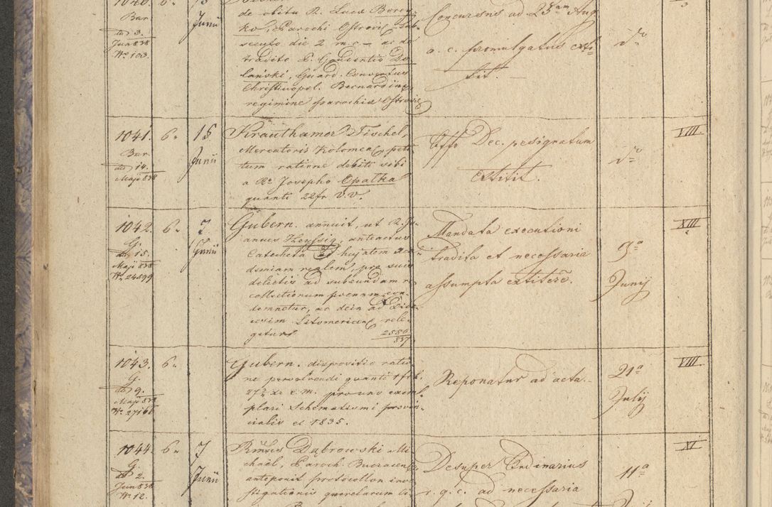 Zdjęcie nr 130 dla obiektu archiwalnego: Protocollon exhibitorum in Ecclesiasticis ex anno 1838