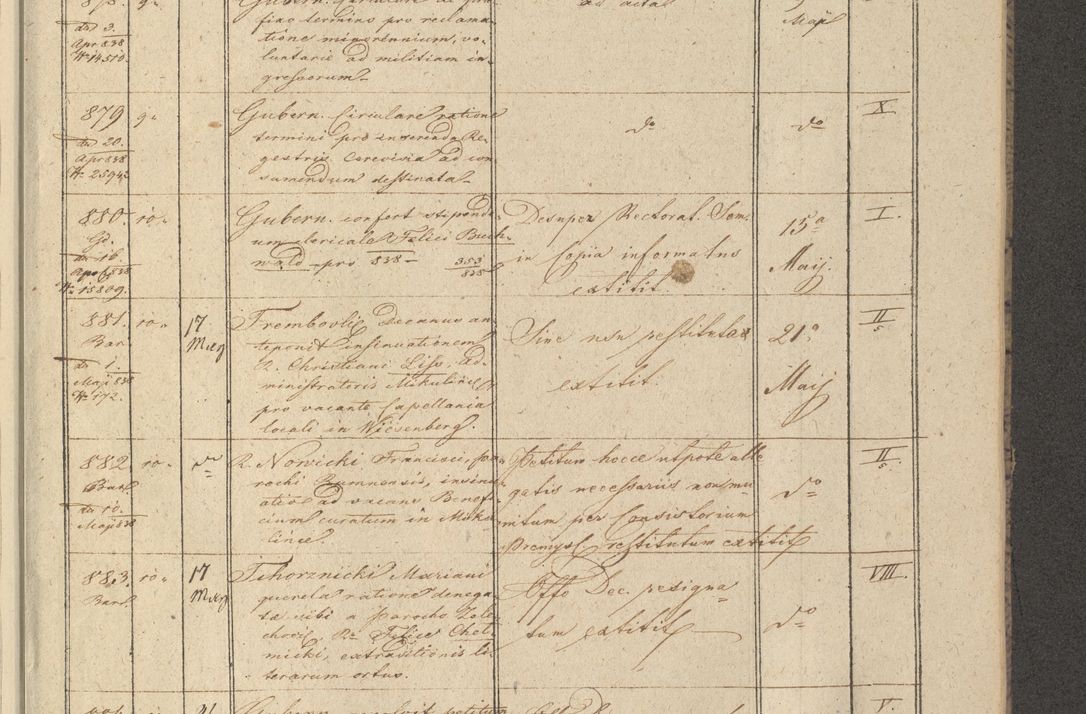 Zdjęcie nr 111 dla obiektu archiwalnego: Protocollon exhibitorum in Ecclesiasticis ex anno 1838