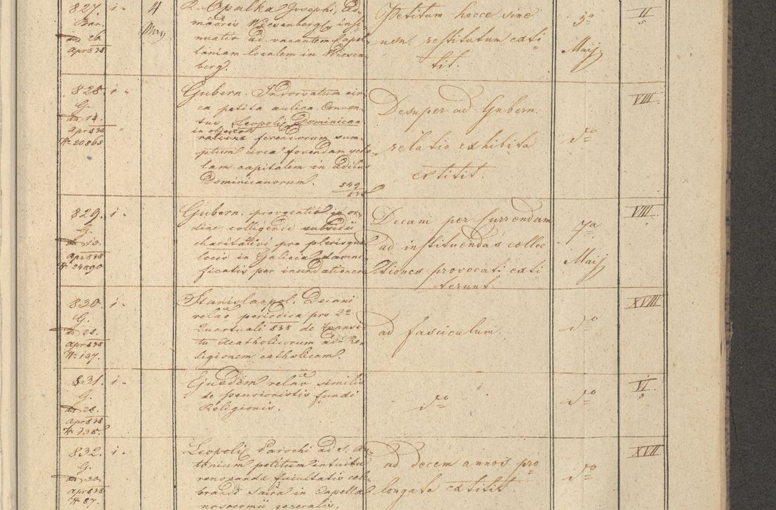 Zdjęcie nr 105 dla obiektu archiwalnego: Protocollon exhibitorum in Ecclesiasticis ex anno 1838