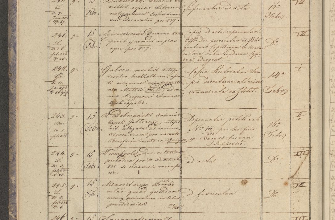 Zdjęcie nr 34 dla obiektu archiwalnego: Protocollon exhibitorum in Ecclesiasticis ex anno 1838