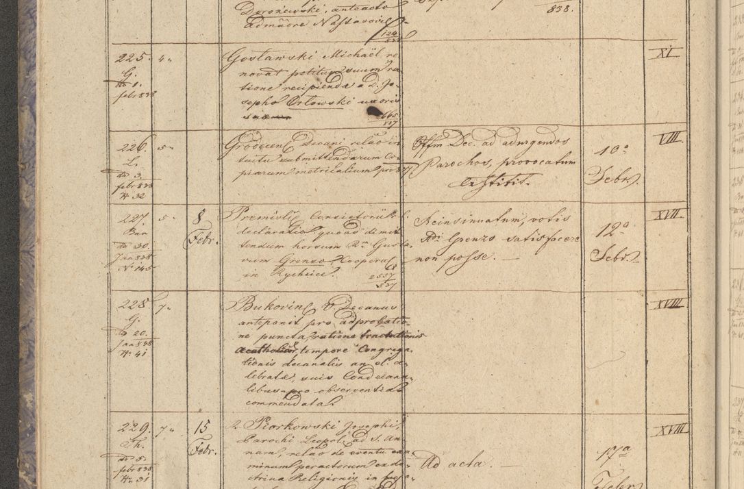 Zdjęcie nr 32 dla obiektu archiwalnego: Protocollon exhibitorum in Ecclesiasticis ex anno 1838