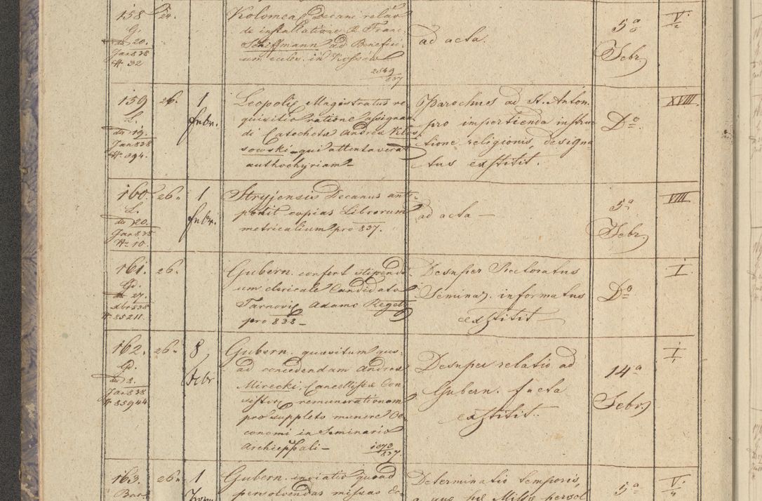 Zdjęcie nr 24 dla obiektu archiwalnego: Protocollon exhibitorum in Ecclesiasticis ex anno 1838