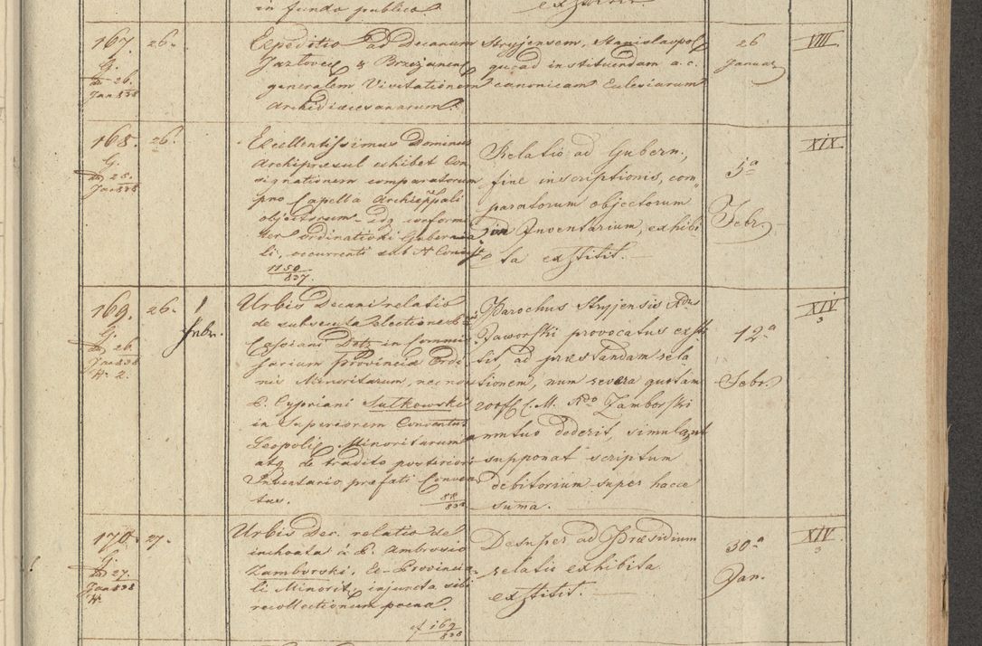 Zdjęcie nr 25 dla obiektu archiwalnego: Protocollon exhibitorum in Ecclesiasticis ex anno 1838