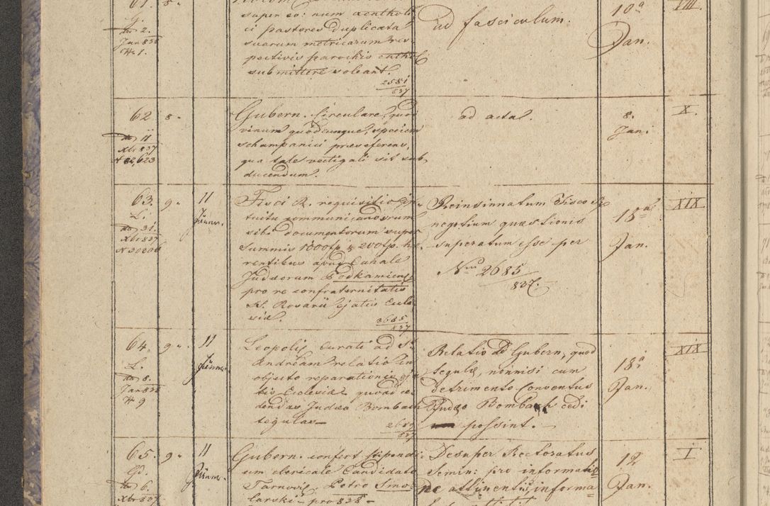 Zdjęcie nr 12 dla obiektu archiwalnego: Protocollon exhibitorum in Ecclesiasticis ex anno 1838