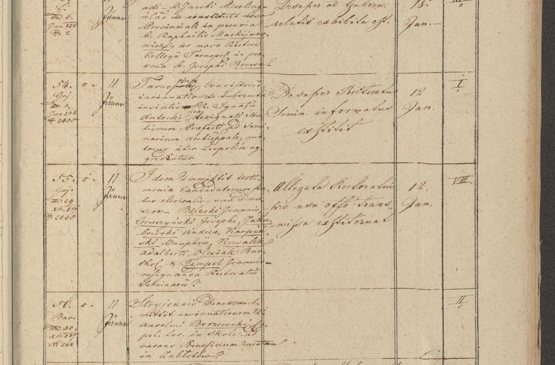 Zdjęcie nr 11 dla obiektu archiwalnego: Protocollon exhibitorum in Ecclesiasticis ex anno 1838