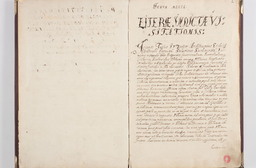 Zdjęcie nr 7 dla obiektu archiwalnego: Acta visitationis exterioris decanatus Skavinensis, Novi Montis, Oswencimensis, Zatoriensis, ad archidiaconatum Cracoviensem, prothonotarium apostolicum in a. D. 1617 authoritate ordinaria factae sub felicibus auspiciis R. D. Martini Szyszkowski, episcopi Cracobiensis, ducis Severiensis. Visitatio ecclesiae Collegiate Skarbimiriensis die 9 mesis Decembris anni 1617 ex speciali commissione Episcopi ordinarii facta kk. 106 - 110. Visitatio decanatus Wielicensis a. D. 1618 per R. D. Joannem Foxium, archidiaconum Cracoviensem