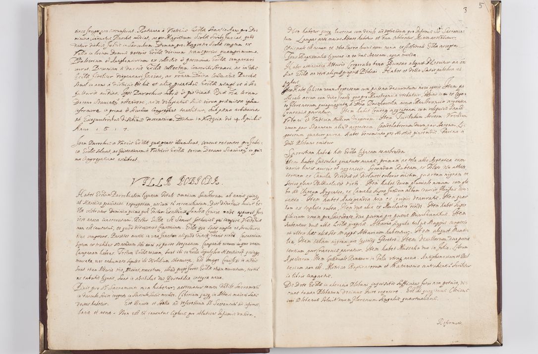 Zdjęcie nr 10 dla obiektu archiwalnego: Acta visitationis exterioris decanatus Skavinensis, Novi Montis, Oswencimensis, Zatoriensis, ad archidiaconatum Cracoviensem, prothonotarium apostolicum in a. D. 1617 authoritate ordinaria factae sub felicibus auspiciis R. D. Martini Szyszkowski, episcopi Cracobiensis, ducis Severiensis. Visitatio ecclesiae Collegiate Skarbimiriensis die 9 mesis Decembris anni 1617 ex speciali commissione Episcopi ordinarii facta kk. 106 - 110. Visitatio decanatus Wielicensis a. D. 1618 per R. D. Joannem Foxium, archidiaconum Cracoviensem