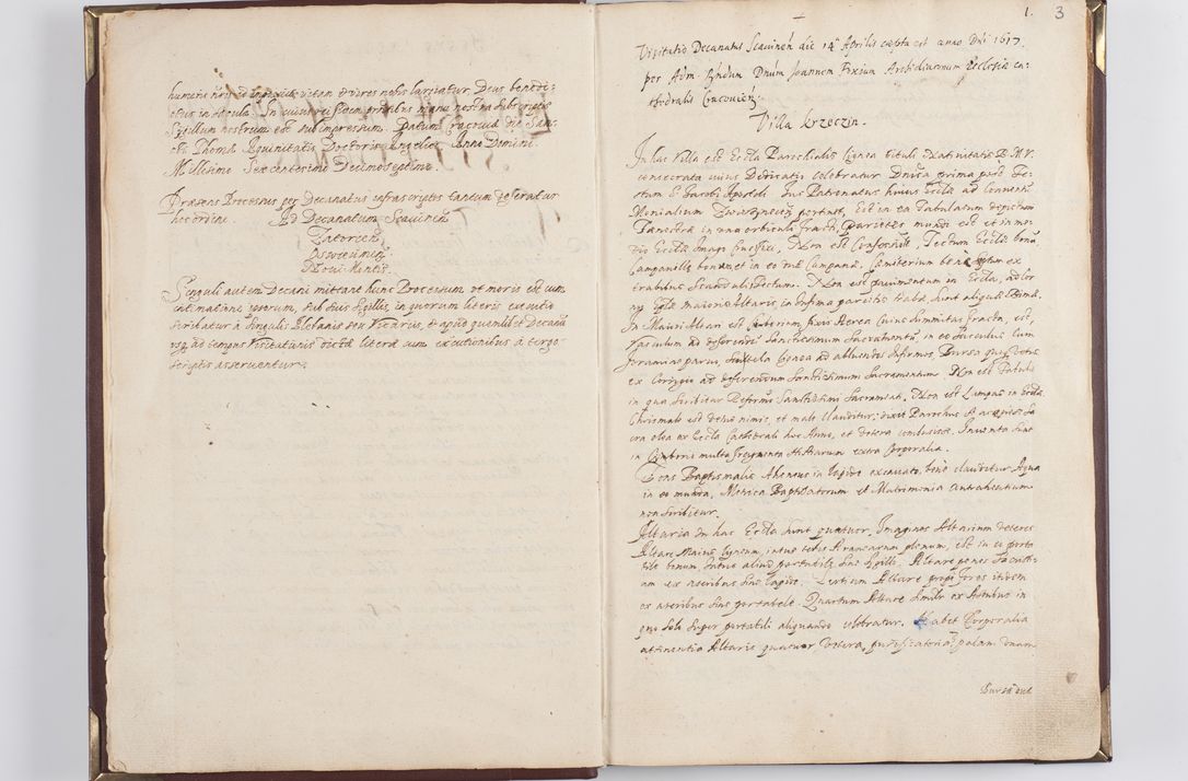 Zdjęcie nr 8 dla obiektu archiwalnego: Acta visitationis exterioris decanatus Skavinensis, Novi Montis, Oswencimensis, Zatoriensis, ad archidiaconatum Cracoviensem, prothonotarium apostolicum in a. D. 1617 authoritate ordinaria factae sub felicibus auspiciis R. D. Martini Szyszkowski, episcopi Cracobiensis, ducis Severiensis. Visitatio ecclesiae Collegiate Skarbimiriensis die 9 mesis Decembris anni 1617 ex speciali commissione Episcopi ordinarii facta kk. 106 - 110. Visitatio decanatus Wielicensis a. D. 1618 per R. D. Joannem Foxium, archidiaconum Cracoviensem