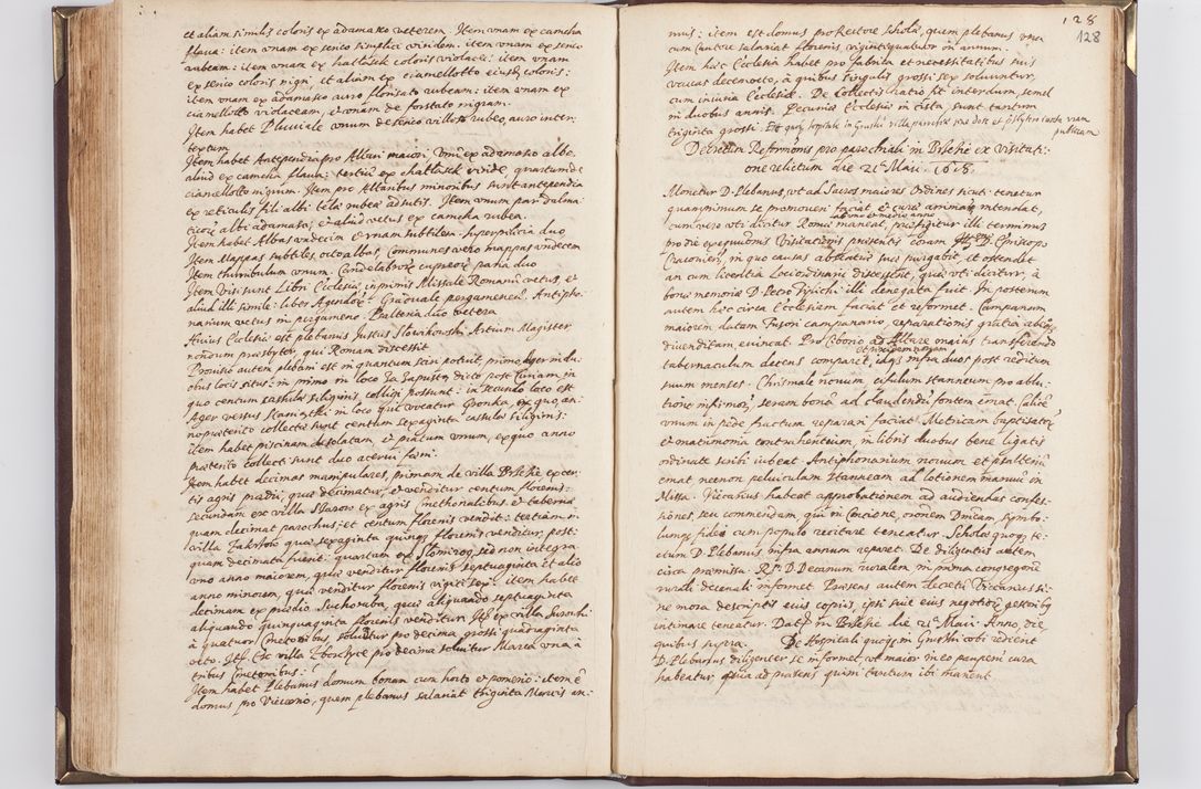 Zdjęcie nr 136 dla obiektu archiwalnego: Acta visitationis exterioris decanatus Skavinensis, Novi Montis, Oswencimensis, Zatoriensis, ad archidiaconatum Cracoviensem, prothonotarium apostolicum in a. D. 1617 authoritate ordinaria factae sub felicibus auspiciis R. D. Martini Szyszkowski, episcopi Cracobiensis, ducis Severiensis. Visitatio ecclesiae Collegiate Skarbimiriensis die 9 mesis Decembris anni 1617 ex speciali commissione Episcopi ordinarii facta kk. 106 - 110. Visitatio decanatus Wielicensis a. D. 1618 per R. D. Joannem Foxium, archidiaconum Cracoviensem