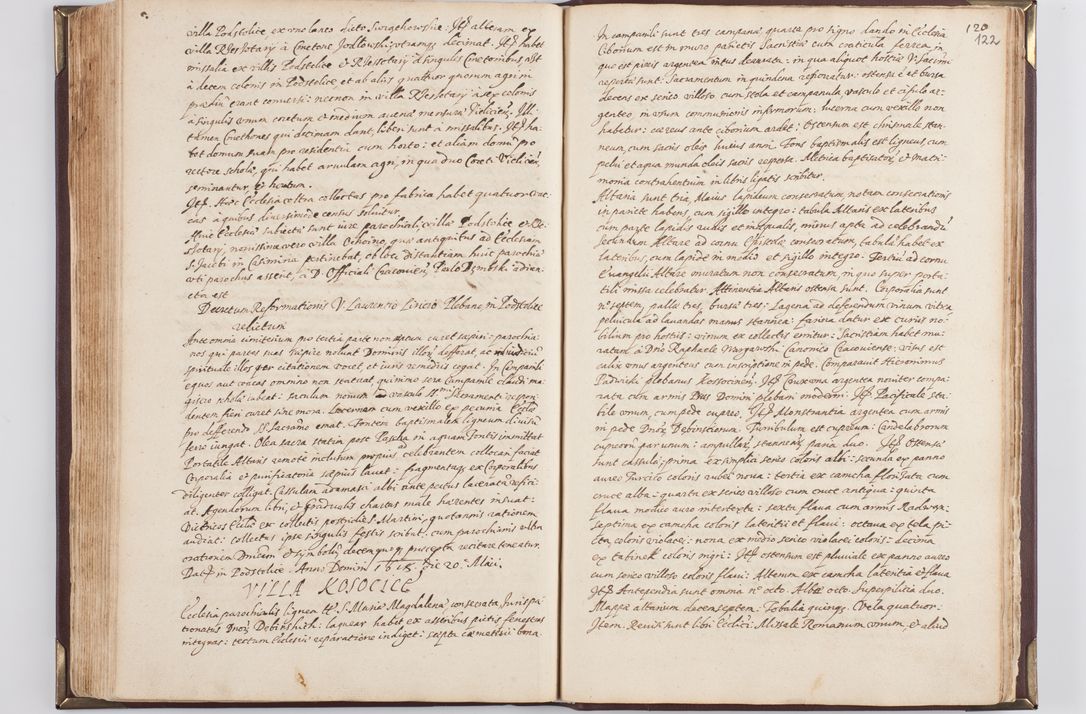 Zdjęcie nr 130 dla obiektu archiwalnego: Acta visitationis exterioris decanatus Skavinensis, Novi Montis, Oswencimensis, Zatoriensis, ad archidiaconatum Cracoviensem, prothonotarium apostolicum in a. D. 1617 authoritate ordinaria factae sub felicibus auspiciis R. D. Martini Szyszkowski, episcopi Cracobiensis, ducis Severiensis. Visitatio ecclesiae Collegiate Skarbimiriensis die 9 mesis Decembris anni 1617 ex speciali commissione Episcopi ordinarii facta kk. 106 - 110. Visitatio decanatus Wielicensis a. D. 1618 per R. D. Joannem Foxium, archidiaconum Cracoviensem