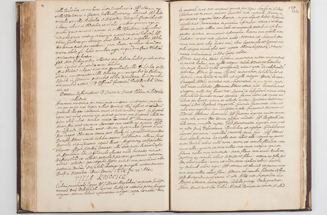 Zdjęcie nr 129 dla obiektu archiwalnego: Acta visitationis exterioris decanatus Skavinensis, Novi Montis, Oswencimensis, Zatoriensis, ad archidiaconatum Cracoviensem, prothonotarium apostolicum in a. D. 1617 authoritate ordinaria factae sub felicibus auspiciis R. D. Martini Szyszkowski, episcopi Cracobiensis, ducis Severiensis. Visitatio ecclesiae Collegiate Skarbimiriensis die 9 mesis Decembris anni 1617 ex speciali commissione Episcopi ordinarii facta kk. 106 - 110. Visitatio decanatus Wielicensis a. D. 1618 per R. D. Joannem Foxium, archidiaconum Cracoviensem