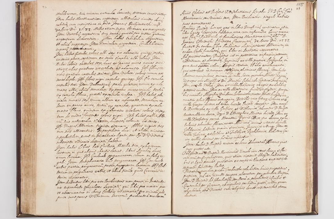 Zdjęcie nr 122 dla obiektu archiwalnego: Acta visitationis exterioris decanatus Skavinensis, Novi Montis, Oswencimensis, Zatoriensis, ad archidiaconatum Cracoviensem, prothonotarium apostolicum in a. D. 1617 authoritate ordinaria factae sub felicibus auspiciis R. D. Martini Szyszkowski, episcopi Cracobiensis, ducis Severiensis. Visitatio ecclesiae Collegiate Skarbimiriensis die 9 mesis Decembris anni 1617 ex speciali commissione Episcopi ordinarii facta kk. 106 - 110. Visitatio decanatus Wielicensis a. D. 1618 per R. D. Joannem Foxium, archidiaconum Cracoviensem