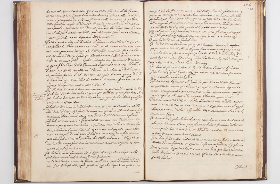 Zdjęcie nr 117 dla obiektu archiwalnego: Acta visitationis exterioris decanatus Skavinensis, Novi Montis, Oswencimensis, Zatoriensis, ad archidiaconatum Cracoviensem, prothonotarium apostolicum in a. D. 1617 authoritate ordinaria factae sub felicibus auspiciis R. D. Martini Szyszkowski, episcopi Cracobiensis, ducis Severiensis. Visitatio ecclesiae Collegiate Skarbimiriensis die 9 mesis Decembris anni 1617 ex speciali commissione Episcopi ordinarii facta kk. 106 - 110. Visitatio decanatus Wielicensis a. D. 1618 per R. D. Joannem Foxium, archidiaconum Cracoviensem