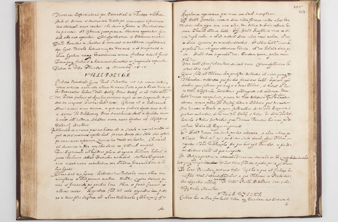 Zdjęcie nr 114 dla obiektu archiwalnego: Acta visitationis exterioris decanatus Skavinensis, Novi Montis, Oswencimensis, Zatoriensis, ad archidiaconatum Cracoviensem, prothonotarium apostolicum in a. D. 1617 authoritate ordinaria factae sub felicibus auspiciis R. D. Martini Szyszkowski, episcopi Cracobiensis, ducis Severiensis. Visitatio ecclesiae Collegiate Skarbimiriensis die 9 mesis Decembris anni 1617 ex speciali commissione Episcopi ordinarii facta kk. 106 - 110. Visitatio decanatus Wielicensis a. D. 1618 per R. D. Joannem Foxium, archidiaconum Cracoviensem