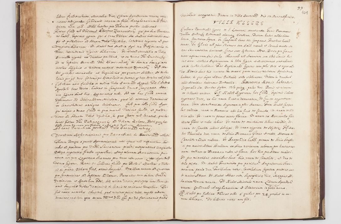 Zdjęcie nr 108 dla obiektu archiwalnego: Acta visitationis exterioris decanatus Skavinensis, Novi Montis, Oswencimensis, Zatoriensis, ad archidiaconatum Cracoviensem, prothonotarium apostolicum in a. D. 1617 authoritate ordinaria factae sub felicibus auspiciis R. D. Martini Szyszkowski, episcopi Cracobiensis, ducis Severiensis. Visitatio ecclesiae Collegiate Skarbimiriensis die 9 mesis Decembris anni 1617 ex speciali commissione Episcopi ordinarii facta kk. 106 - 110. Visitatio decanatus Wielicensis a. D. 1618 per R. D. Joannem Foxium, archidiaconum Cracoviensem