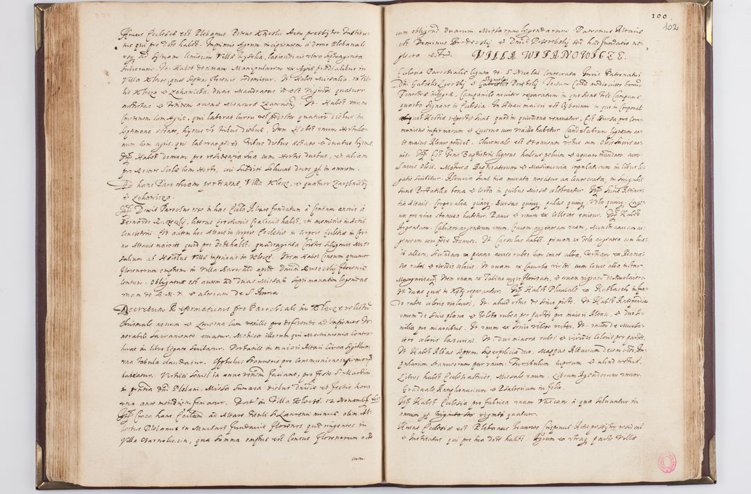 Zdjęcie nr 109 dla obiektu archiwalnego: Acta visitationis exterioris decanatus Skavinensis, Novi Montis, Oswencimensis, Zatoriensis, ad archidiaconatum Cracoviensem, prothonotarium apostolicum in a. D. 1617 authoritate ordinaria factae sub felicibus auspiciis R. D. Martini Szyszkowski, episcopi Cracobiensis, ducis Severiensis. Visitatio ecclesiae Collegiate Skarbimiriensis die 9 mesis Decembris anni 1617 ex speciali commissione Episcopi ordinarii facta kk. 106 - 110. Visitatio decanatus Wielicensis a. D. 1618 per R. D. Joannem Foxium, archidiaconum Cracoviensem