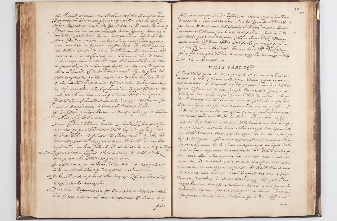 Zdjęcie nr 107 dla obiektu archiwalnego: Acta visitationis exterioris decanatus Skavinensis, Novi Montis, Oswencimensis, Zatoriensis, ad archidiaconatum Cracoviensem, prothonotarium apostolicum in a. D. 1617 authoritate ordinaria factae sub felicibus auspiciis R. D. Martini Szyszkowski, episcopi Cracobiensis, ducis Severiensis. Visitatio ecclesiae Collegiate Skarbimiriensis die 9 mesis Decembris anni 1617 ex speciali commissione Episcopi ordinarii facta kk. 106 - 110. Visitatio decanatus Wielicensis a. D. 1618 per R. D. Joannem Foxium, archidiaconum Cracoviensem