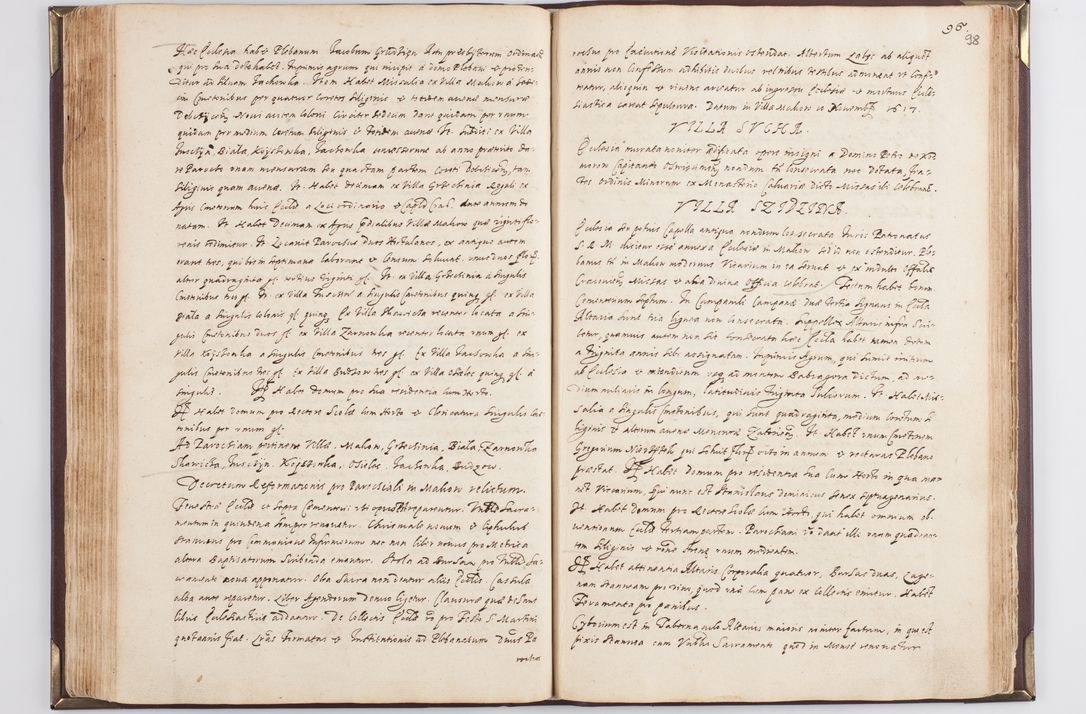 Zdjęcie nr 105 dla obiektu archiwalnego: Acta visitationis exterioris decanatus Skavinensis, Novi Montis, Oswencimensis, Zatoriensis, ad archidiaconatum Cracoviensem, prothonotarium apostolicum in a. D. 1617 authoritate ordinaria factae sub felicibus auspiciis R. D. Martini Szyszkowski, episcopi Cracobiensis, ducis Severiensis. Visitatio ecclesiae Collegiate Skarbimiriensis die 9 mesis Decembris anni 1617 ex speciali commissione Episcopi ordinarii facta kk. 106 - 110. Visitatio decanatus Wielicensis a. D. 1618 per R. D. Joannem Foxium, archidiaconum Cracoviensem