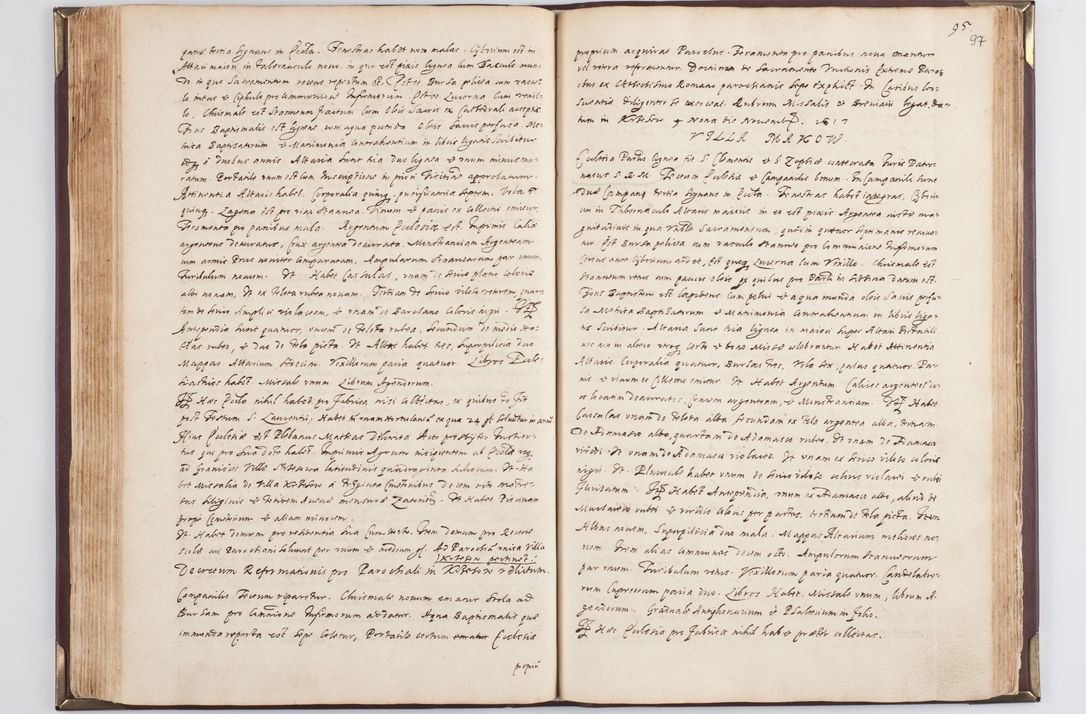 Zdjęcie nr 104 dla obiektu archiwalnego: Acta visitationis exterioris decanatus Skavinensis, Novi Montis, Oswencimensis, Zatoriensis, ad archidiaconatum Cracoviensem, prothonotarium apostolicum in a. D. 1617 authoritate ordinaria factae sub felicibus auspiciis R. D. Martini Szyszkowski, episcopi Cracobiensis, ducis Severiensis. Visitatio ecclesiae Collegiate Skarbimiriensis die 9 mesis Decembris anni 1617 ex speciali commissione Episcopi ordinarii facta kk. 106 - 110. Visitatio decanatus Wielicensis a. D. 1618 per R. D. Joannem Foxium, archidiaconum Cracoviensem