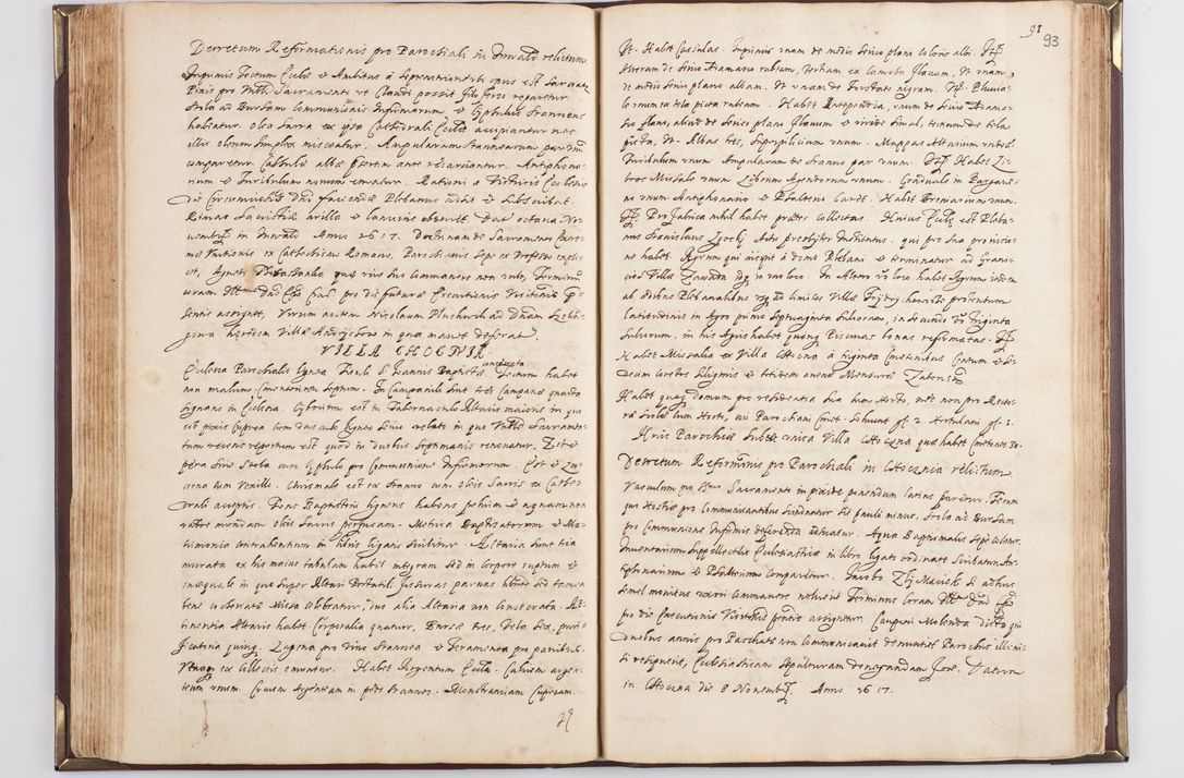 Zdjęcie nr 100 dla obiektu archiwalnego: Acta visitationis exterioris decanatus Skavinensis, Novi Montis, Oswencimensis, Zatoriensis, ad archidiaconatum Cracoviensem, prothonotarium apostolicum in a. D. 1617 authoritate ordinaria factae sub felicibus auspiciis R. D. Martini Szyszkowski, episcopi Cracobiensis, ducis Severiensis. Visitatio ecclesiae Collegiate Skarbimiriensis die 9 mesis Decembris anni 1617 ex speciali commissione Episcopi ordinarii facta kk. 106 - 110. Visitatio decanatus Wielicensis a. D. 1618 per R. D. Joannem Foxium, archidiaconum Cracoviensem