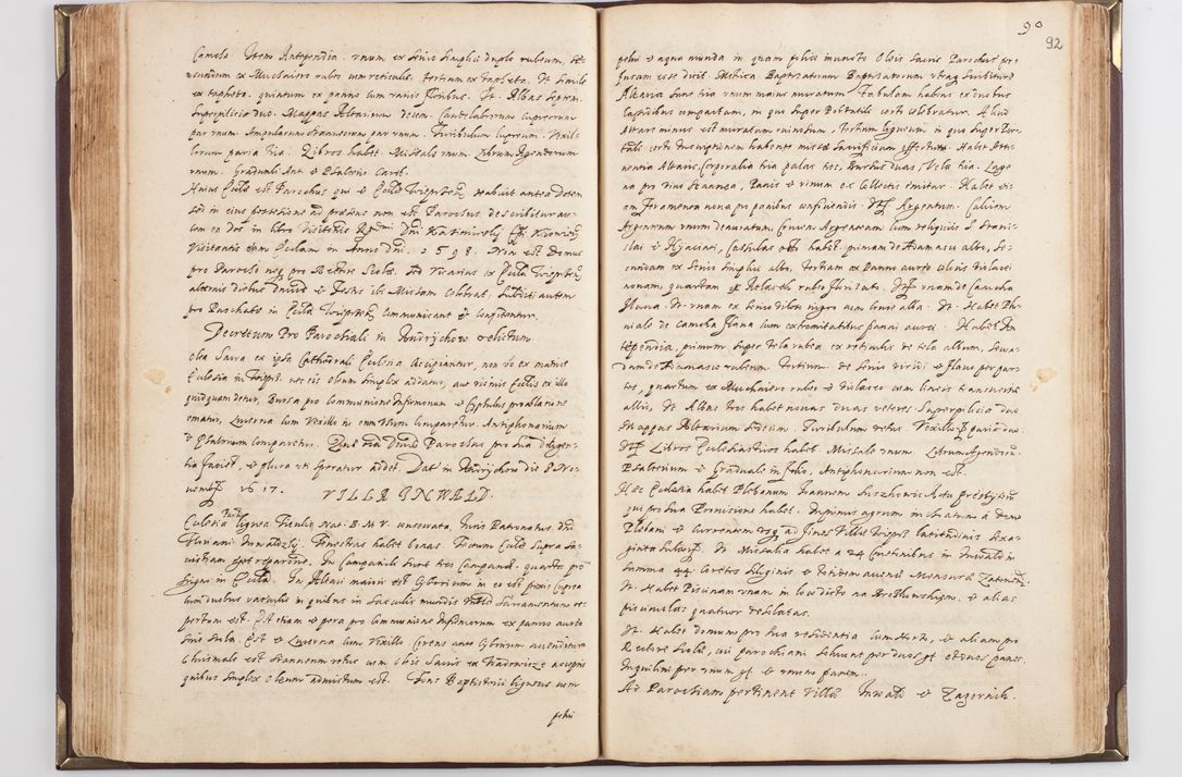 Zdjęcie nr 99 dla obiektu archiwalnego: Acta visitationis exterioris decanatus Skavinensis, Novi Montis, Oswencimensis, Zatoriensis, ad archidiaconatum Cracoviensem, prothonotarium apostolicum in a. D. 1617 authoritate ordinaria factae sub felicibus auspiciis R. D. Martini Szyszkowski, episcopi Cracobiensis, ducis Severiensis. Visitatio ecclesiae Collegiate Skarbimiriensis die 9 mesis Decembris anni 1617 ex speciali commissione Episcopi ordinarii facta kk. 106 - 110. Visitatio decanatus Wielicensis a. D. 1618 per R. D. Joannem Foxium, archidiaconum Cracoviensem