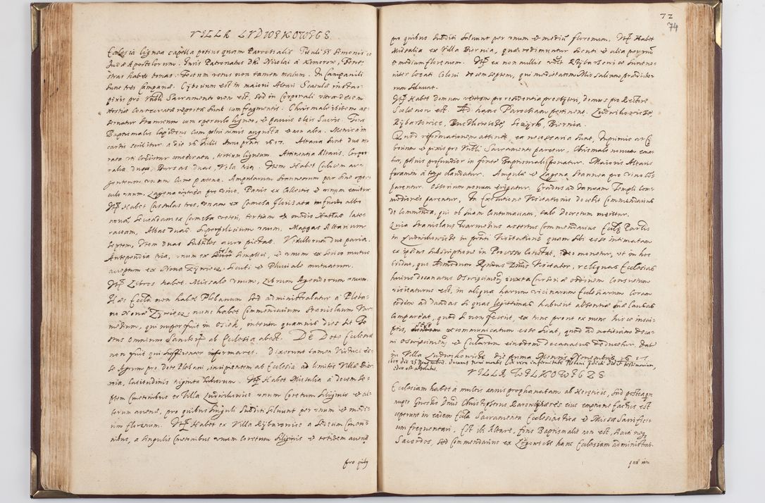 Zdjęcie nr 81 dla obiektu archiwalnego: Acta visitationis exterioris decanatus Skavinensis, Novi Montis, Oswencimensis, Zatoriensis, ad archidiaconatum Cracoviensem, prothonotarium apostolicum in a. D. 1617 authoritate ordinaria factae sub felicibus auspiciis R. D. Martini Szyszkowski, episcopi Cracobiensis, ducis Severiensis. Visitatio ecclesiae Collegiate Skarbimiriensis die 9 mesis Decembris anni 1617 ex speciali commissione Episcopi ordinarii facta kk. 106 - 110. Visitatio decanatus Wielicensis a. D. 1618 per R. D. Joannem Foxium, archidiaconum Cracoviensem