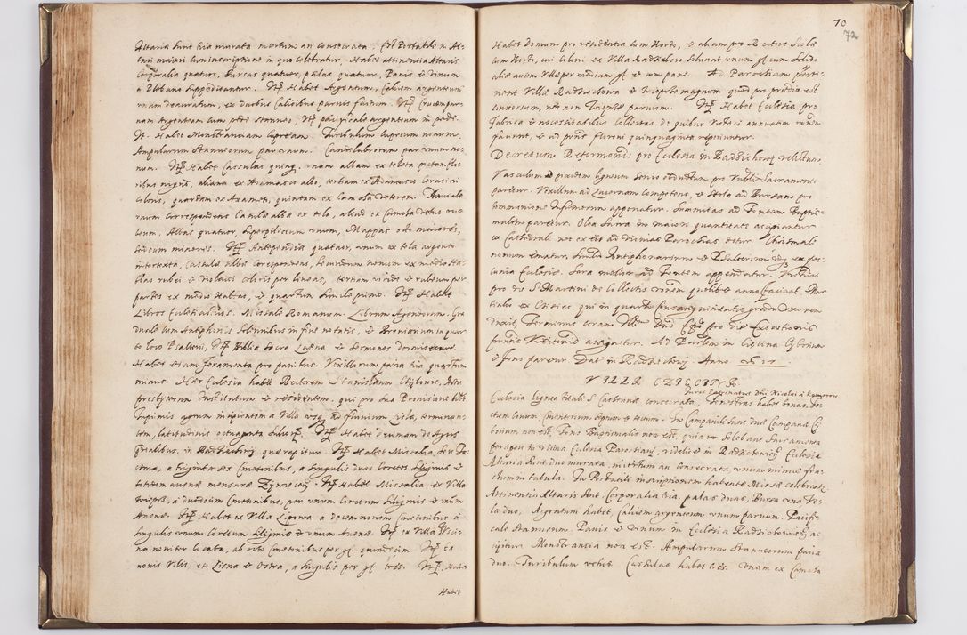 Zdjęcie nr 79 dla obiektu archiwalnego: Acta visitationis exterioris decanatus Skavinensis, Novi Montis, Oswencimensis, Zatoriensis, ad archidiaconatum Cracoviensem, prothonotarium apostolicum in a. D. 1617 authoritate ordinaria factae sub felicibus auspiciis R. D. Martini Szyszkowski, episcopi Cracobiensis, ducis Severiensis. Visitatio ecclesiae Collegiate Skarbimiriensis die 9 mesis Decembris anni 1617 ex speciali commissione Episcopi ordinarii facta kk. 106 - 110. Visitatio decanatus Wielicensis a. D. 1618 per R. D. Joannem Foxium, archidiaconum Cracoviensem