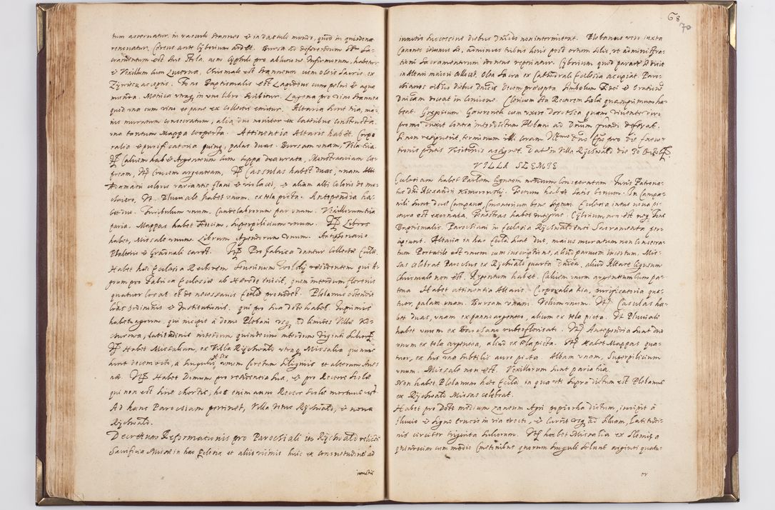 Zdjęcie nr 77 dla obiektu archiwalnego: Acta visitationis exterioris decanatus Skavinensis, Novi Montis, Oswencimensis, Zatoriensis, ad archidiaconatum Cracoviensem, prothonotarium apostolicum in a. D. 1617 authoritate ordinaria factae sub felicibus auspiciis R. D. Martini Szyszkowski, episcopi Cracobiensis, ducis Severiensis. Visitatio ecclesiae Collegiate Skarbimiriensis die 9 mesis Decembris anni 1617 ex speciali commissione Episcopi ordinarii facta kk. 106 - 110. Visitatio decanatus Wielicensis a. D. 1618 per R. D. Joannem Foxium, archidiaconum Cracoviensem