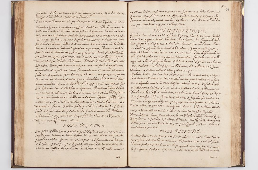 Zdjęcie nr 76 dla obiektu archiwalnego: Acta visitationis exterioris decanatus Skavinensis, Novi Montis, Oswencimensis, Zatoriensis, ad archidiaconatum Cracoviensem, prothonotarium apostolicum in a. D. 1617 authoritate ordinaria factae sub felicibus auspiciis R. D. Martini Szyszkowski, episcopi Cracobiensis, ducis Severiensis. Visitatio ecclesiae Collegiate Skarbimiriensis die 9 mesis Decembris anni 1617 ex speciali commissione Episcopi ordinarii facta kk. 106 - 110. Visitatio decanatus Wielicensis a. D. 1618 per R. D. Joannem Foxium, archidiaconum Cracoviensem