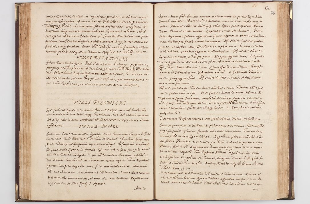 Zdjęcie nr 73 dla obiektu archiwalnego: Acta visitationis exterioris decanatus Skavinensis, Novi Montis, Oswencimensis, Zatoriensis, ad archidiaconatum Cracoviensem, prothonotarium apostolicum in a. D. 1617 authoritate ordinaria factae sub felicibus auspiciis R. D. Martini Szyszkowski, episcopi Cracobiensis, ducis Severiensis. Visitatio ecclesiae Collegiate Skarbimiriensis die 9 mesis Decembris anni 1617 ex speciali commissione Episcopi ordinarii facta kk. 106 - 110. Visitatio decanatus Wielicensis a. D. 1618 per R. D. Joannem Foxium, archidiaconum Cracoviensem