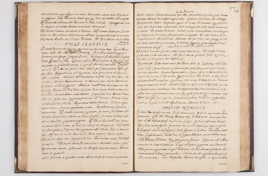 Zdjęcie nr 74 dla obiektu archiwalnego: Acta visitationis exterioris decanatus Skavinensis, Novi Montis, Oswencimensis, Zatoriensis, ad archidiaconatum Cracoviensem, prothonotarium apostolicum in a. D. 1617 authoritate ordinaria factae sub felicibus auspiciis R. D. Martini Szyszkowski, episcopi Cracobiensis, ducis Severiensis. Visitatio ecclesiae Collegiate Skarbimiriensis die 9 mesis Decembris anni 1617 ex speciali commissione Episcopi ordinarii facta kk. 106 - 110. Visitatio decanatus Wielicensis a. D. 1618 per R. D. Joannem Foxium, archidiaconum Cracoviensem