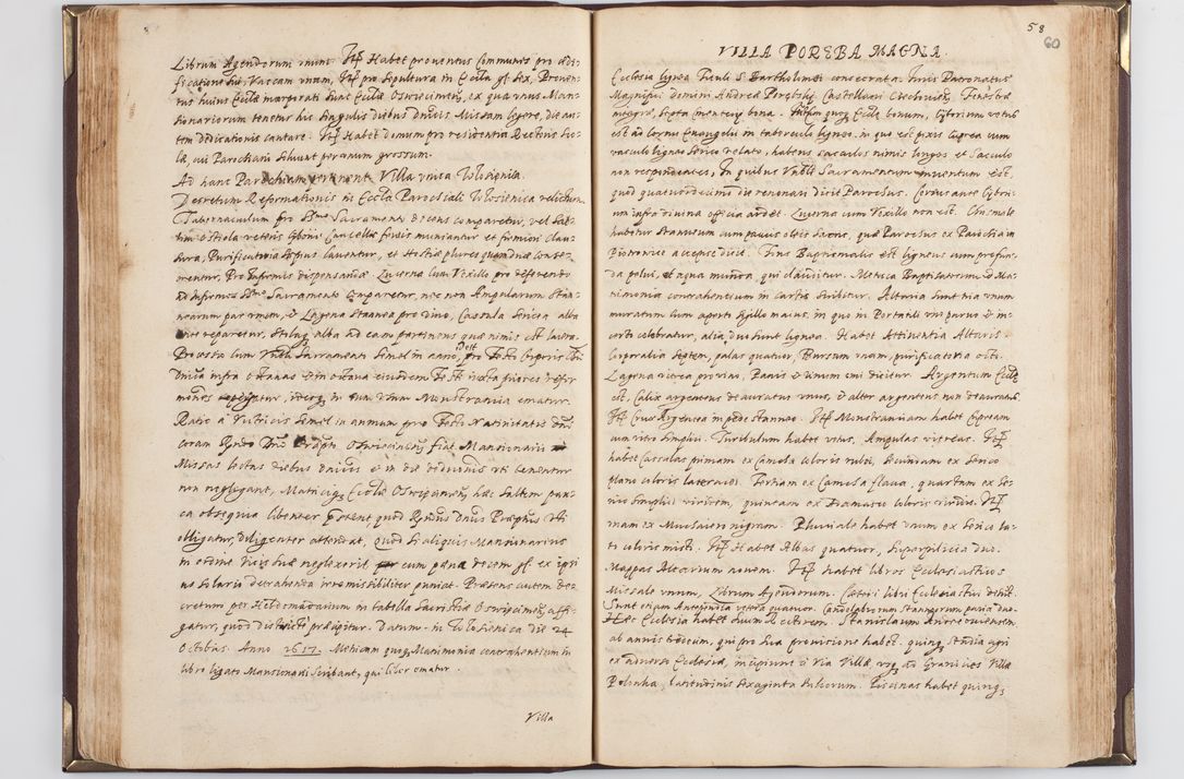 Zdjęcie nr 67 dla obiektu archiwalnego: Acta visitationis exterioris decanatus Skavinensis, Novi Montis, Oswencimensis, Zatoriensis, ad archidiaconatum Cracoviensem, prothonotarium apostolicum in a. D. 1617 authoritate ordinaria factae sub felicibus auspiciis R. D. Martini Szyszkowski, episcopi Cracobiensis, ducis Severiensis. Visitatio ecclesiae Collegiate Skarbimiriensis die 9 mesis Decembris anni 1617 ex speciali commissione Episcopi ordinarii facta kk. 106 - 110. Visitatio decanatus Wielicensis a. D. 1618 per R. D. Joannem Foxium, archidiaconum Cracoviensem