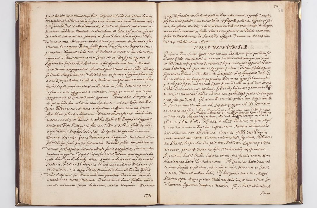 Zdjęcie nr 66 dla obiektu archiwalnego: Acta visitationis exterioris decanatus Skavinensis, Novi Montis, Oswencimensis, Zatoriensis, ad archidiaconatum Cracoviensem, prothonotarium apostolicum in a. D. 1617 authoritate ordinaria factae sub felicibus auspiciis R. D. Martini Szyszkowski, episcopi Cracobiensis, ducis Severiensis. Visitatio ecclesiae Collegiate Skarbimiriensis die 9 mesis Decembris anni 1617 ex speciali commissione Episcopi ordinarii facta kk. 106 - 110. Visitatio decanatus Wielicensis a. D. 1618 per R. D. Joannem Foxium, archidiaconum Cracoviensem