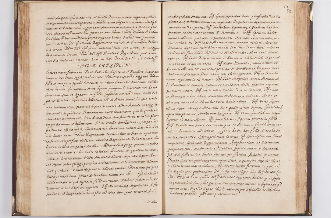 Zdjęcie nr 59 dla obiektu archiwalnego: Acta visitationis exterioris decanatus Skavinensis, Novi Montis, Oswencimensis, Zatoriensis, ad archidiaconatum Cracoviensem, prothonotarium apostolicum in a. D. 1617 authoritate ordinaria factae sub felicibus auspiciis R. D. Martini Szyszkowski, episcopi Cracobiensis, ducis Severiensis. Visitatio ecclesiae Collegiate Skarbimiriensis die 9 mesis Decembris anni 1617 ex speciali commissione Episcopi ordinarii facta kk. 106 - 110. Visitatio decanatus Wielicensis a. D. 1618 per R. D. Joannem Foxium, archidiaconum Cracoviensem