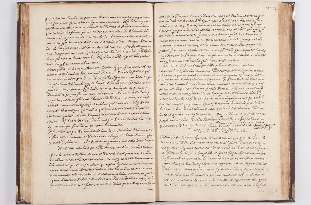 Zdjęcie nr 48 dla obiektu archiwalnego: Acta visitationis exterioris decanatus Skavinensis, Novi Montis, Oswencimensis, Zatoriensis, ad archidiaconatum Cracoviensem, prothonotarium apostolicum in a. D. 1617 authoritate ordinaria factae sub felicibus auspiciis R. D. Martini Szyszkowski, episcopi Cracobiensis, ducis Severiensis. Visitatio ecclesiae Collegiate Skarbimiriensis die 9 mesis Decembris anni 1617 ex speciali commissione Episcopi ordinarii facta kk. 106 - 110. Visitatio decanatus Wielicensis a. D. 1618 per R. D. Joannem Foxium, archidiaconum Cracoviensem