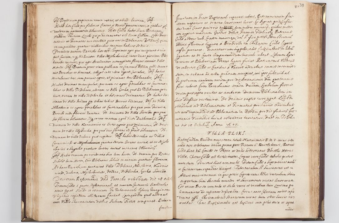 Zdjęcie nr 45 dla obiektu archiwalnego: Acta visitationis exterioris decanatus Skavinensis, Novi Montis, Oswencimensis, Zatoriensis, ad archidiaconatum Cracoviensem, prothonotarium apostolicum in a. D. 1617 authoritate ordinaria factae sub felicibus auspiciis R. D. Martini Szyszkowski, episcopi Cracobiensis, ducis Severiensis. Visitatio ecclesiae Collegiate Skarbimiriensis die 9 mesis Decembris anni 1617 ex speciali commissione Episcopi ordinarii facta kk. 106 - 110. Visitatio decanatus Wielicensis a. D. 1618 per R. D. Joannem Foxium, archidiaconum Cracoviensem