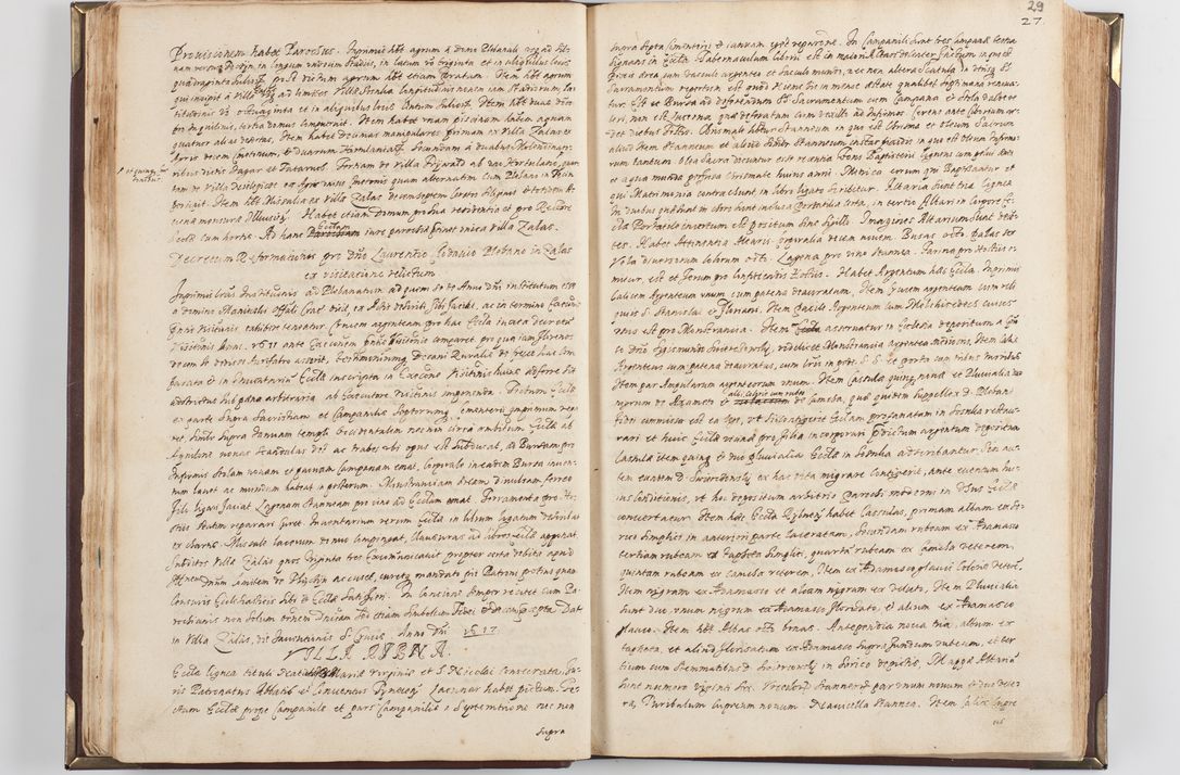 Zdjęcie nr 35 dla obiektu archiwalnego: Acta visitationis exterioris decanatus Skavinensis, Novi Montis, Oswencimensis, Zatoriensis, ad archidiaconatum Cracoviensem, prothonotarium apostolicum in a. D. 1617 authoritate ordinaria factae sub felicibus auspiciis R. D. Martini Szyszkowski, episcopi Cracobiensis, ducis Severiensis. Visitatio ecclesiae Collegiate Skarbimiriensis die 9 mesis Decembris anni 1617 ex speciali commissione Episcopi ordinarii facta kk. 106 - 110. Visitatio decanatus Wielicensis a. D. 1618 per R. D. Joannem Foxium, archidiaconum Cracoviensem